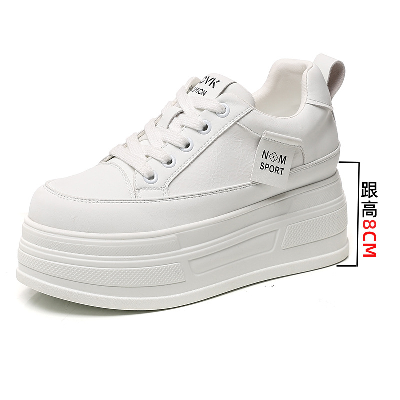 Skateboard - Dames skateboardschoenen met dikke zool, stoere