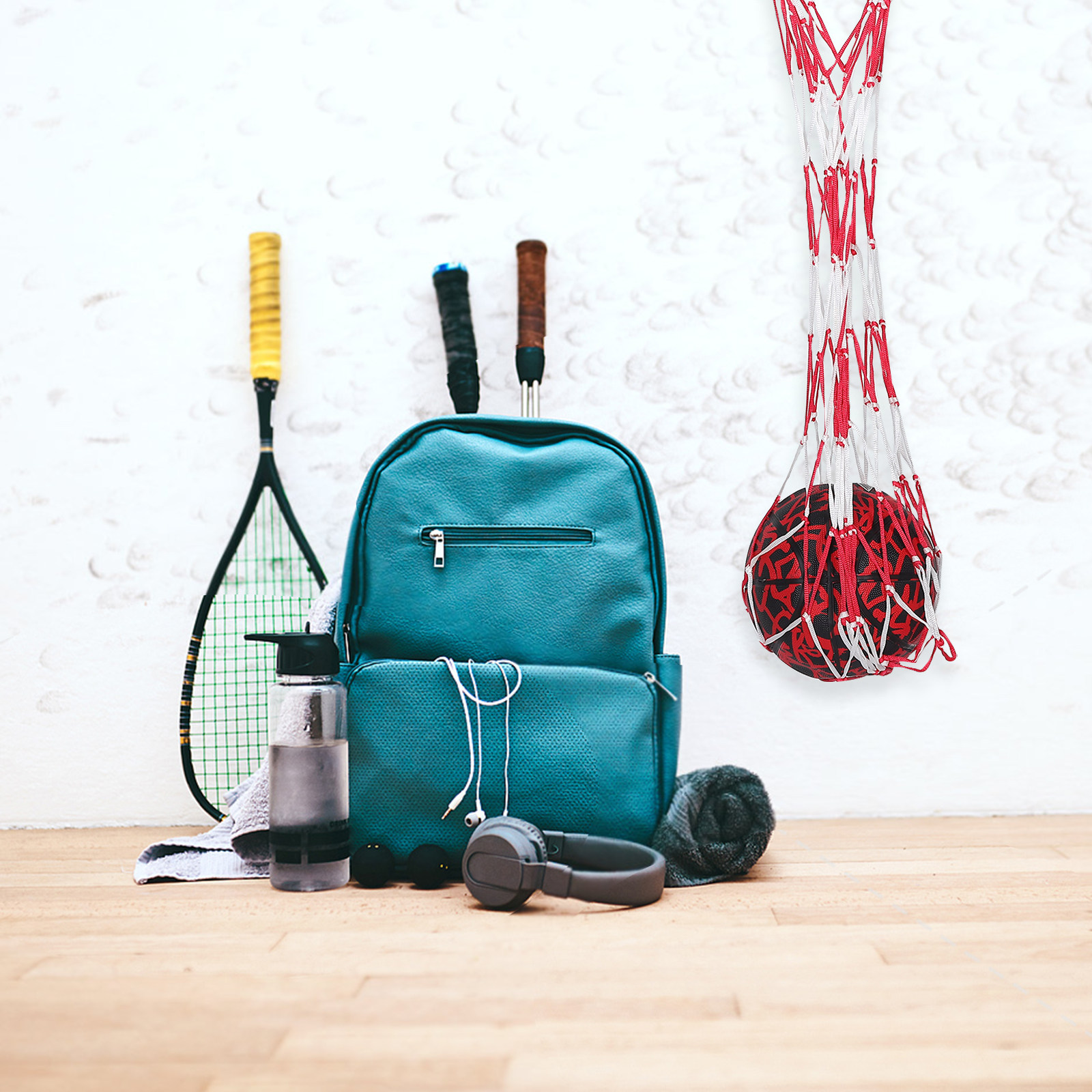 Gym Ball - Draagbare tas voor mesh ballen, grote