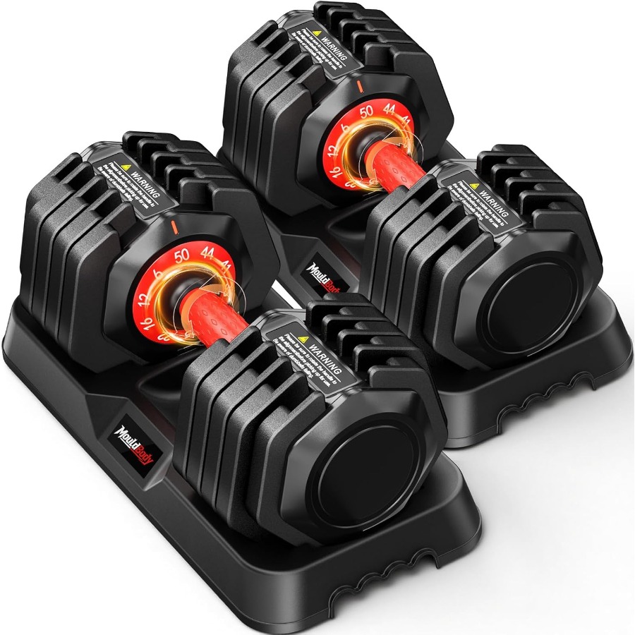 Dumbbell Set - Verstelbare set van twee dumbbells, 25
