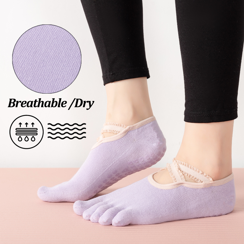 Dames antislip pilates sokken  - Yoga Mat recensie en prijs