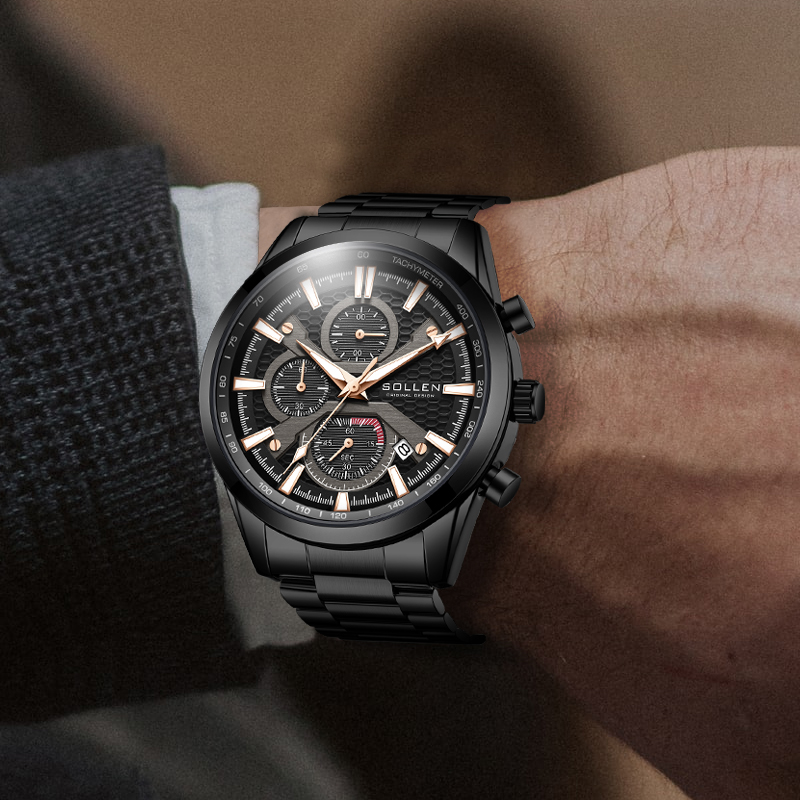 Heren quartzhorloge in militai - Resistance Band recensie en prijs