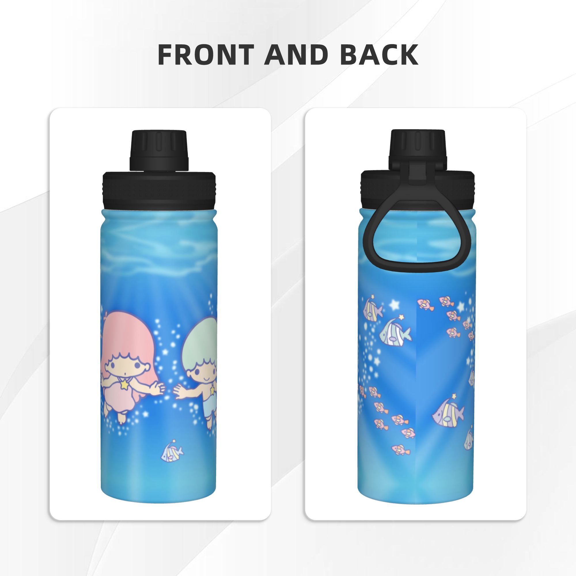 Little Twins Stars Cartoon Ani - Sports Water Bottle Insulated recensie en prijs